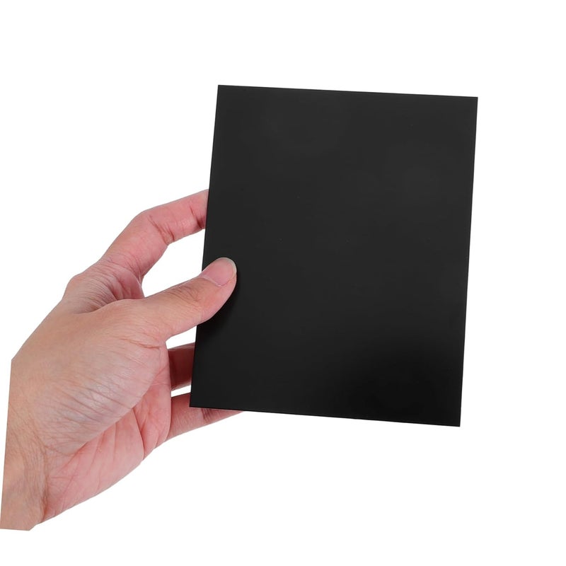 Cabilock 5pcs Black Anodized Aluminum Engraving Plates Mirror Finish Sublimation Blanks - Image 4